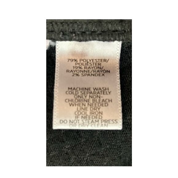 Ann Taylor Loft Women's Black Marisa Quilted Texture 26" Inseam Ankle Pants SZ 6 - Picture 8 of 9